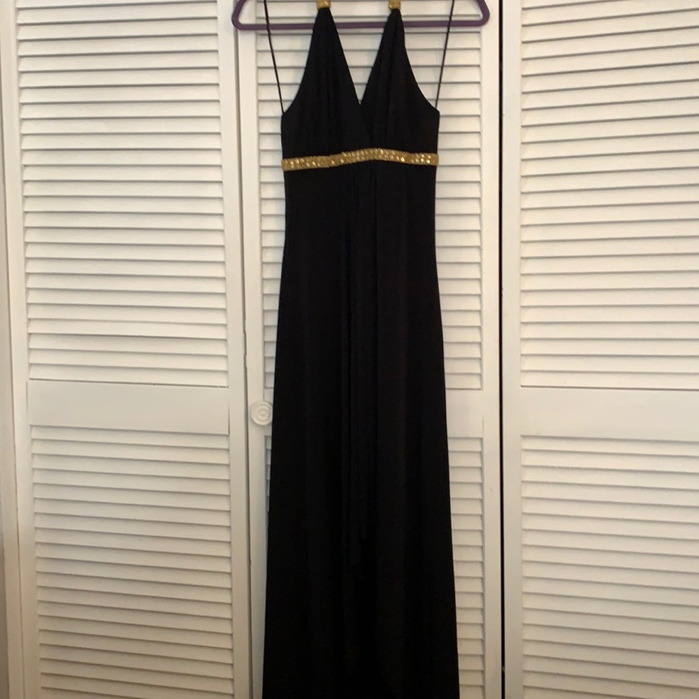 Beautiful black and gold dress